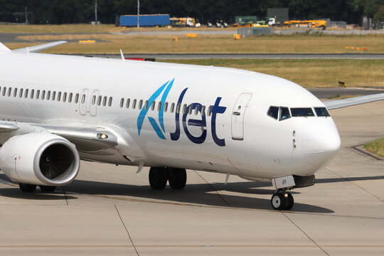 TC-JFF, AJet , Boeing 737-800, arriving at London Stansted Airport, Essex, UK on 18th July 2025