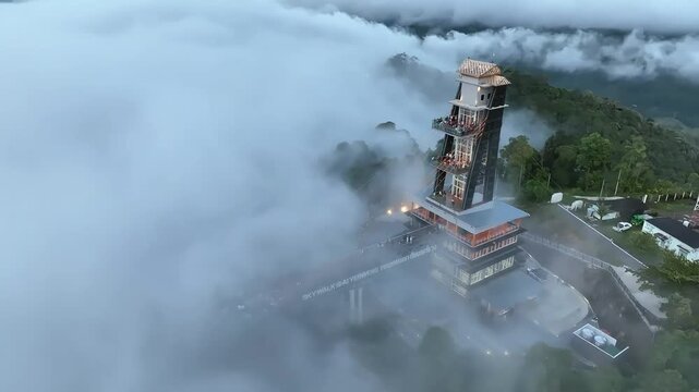 Futuristic AI-Quantum Weather Control Towers | Advanced Climate Engineering Technology Visualization | High-Tech Future Environmental System