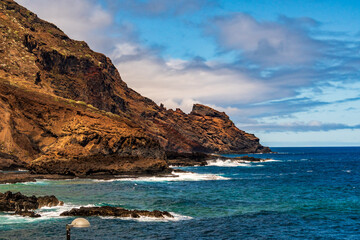Paisaje en la Isla de La Palma, Islas Canarias.