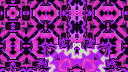 Abstract Radiant Burst with Soft Grain Texture, Symmetrical Glow Pattern in Psychedelic Style, Radiating Circular Abstract with Subtle Noise, Kaleidoscopic Starburst with Gradient Flow