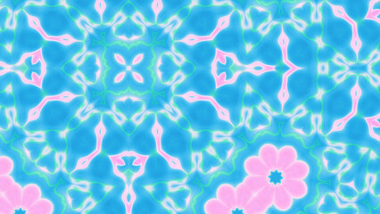 Abstract Radiant Burst with Soft Grain Texture, Symmetrical Glow Pattern in Psychedelic Style, Radiating Circular Abstract with Subtle Noise, Kaleidoscopic Starburst with Gradient Flow