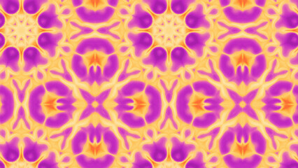 Abstract Radiant Burst with Soft Grain Texture, Symmetrical Glow Pattern in Psychedelic Style, Radiating Circular Abstract with Subtle Noise, Kaleidoscopic Starburst with Gradient Flow