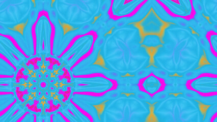Abstract Radiant Burst with Soft Grain Texture, Symmetrical Glow Pattern in Psychedelic Style, Radiating Circular Abstract with Subtle Noise, Kaleidoscopic Starburst with Gradient Flow