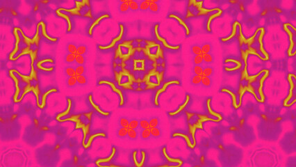 Abstract Radiant Burst with Soft Grain Texture, Symmetrical Glow Pattern in Psychedelic Style, Radiating Circular Abstract with Subtle Noise, Kaleidoscopic Starburst with Gradient Flow