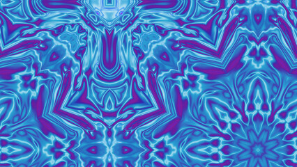 Abstract Radiant Burst with Soft Grain Texture, Symmetrical Glow Pattern in Psychedelic Style, Radiating Circular Abstract with Subtle Noise, Kaleidoscopic Starburst with Gradient Flow