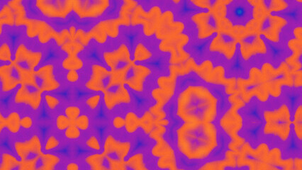 Abstract Radiant Burst with Soft Grain Texture, Symmetrical Glow Pattern in Psychedelic Style, Radiating Circular Abstract with Subtle Noise, Kaleidoscopic Starburst with Gradient Flow