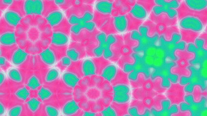 Abstract Radiant Burst with Soft Grain Texture, Symmetrical Glow Pattern in Psychedelic Style, Radiating Circular Abstract with Subtle Noise, Kaleidoscopic Starburst with Gradient Flow