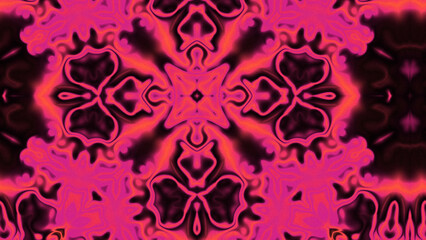 Abstract Radiant Burst with Soft Grain Texture, Symmetrical Glow Pattern in Psychedelic Style, Radiating Circular Abstract with Subtle Noise, Kaleidoscopic Starburst with Gradient Flow