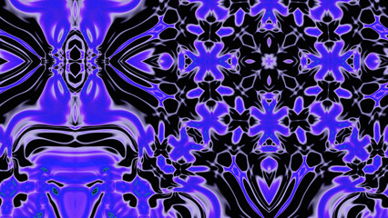 Abstract Radiant Burst with Soft Grain Texture, Symmetrical Glow Pattern in Psychedelic Style, Radiating Circular Abstract with Subtle Noise, Kaleidoscopic Starburst with Gradient Flow