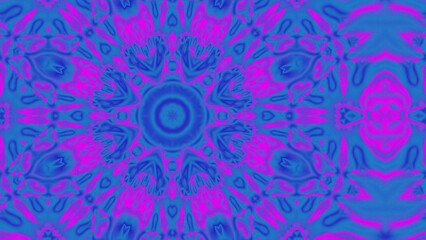 Abstract Radiant Burst with Soft Grain Texture, Symmetrical Glow Pattern in Psychedelic Style, Radiating Circular Abstract with Subtle Noise, Kaleidoscopic Starburst with Gradient Flow