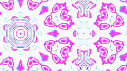 Abstract Radiant Burst with Soft Grain Texture, Symmetrical Glow Pattern in Psychedelic Style, Radiating Circular Abstract with Subtle Noise, Kaleidoscopic Starburst with Gradient Flow