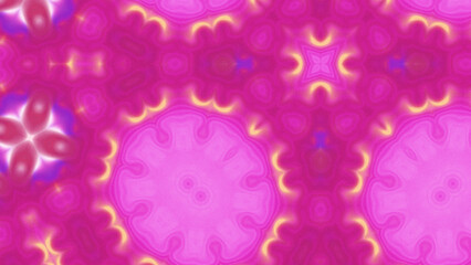 Abstract Radiant Burst with Soft Grain Texture, Symmetrical Glow Pattern in Psychedelic Style, Radiating Circular Abstract with Subtle Noise, Kaleidoscopic Starburst with Gradient Flow