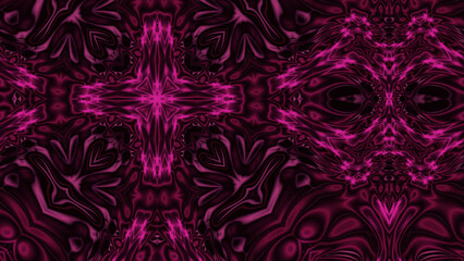 Abstract Radiant Burst with Soft Grain Texture, Symmetrical Glow Pattern in Psychedelic Style, Radiating Circular Abstract with Subtle Noise, Kaleidoscopic Starburst with Gradient Flow