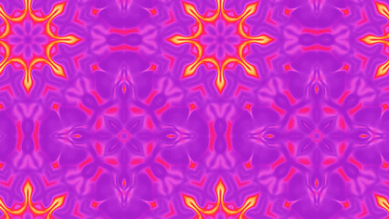 Fototapeta premium Abstract Radiant Burst with Soft Grain Texture, Symmetrical Glow Pattern in Psychedelic Style, Radiating Circular Abstract with Subtle Noise, Kaleidoscopic Starburst with Gradient Flow