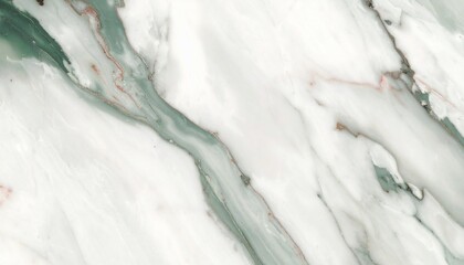 Fototapeta premium Elegant Green and White Marble Texture