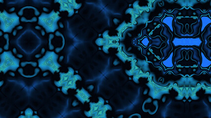 Abstract Radiant Burst with Soft Grain Texture, Symmetrical Glow Pattern in Psychedelic Style, Radiating Circular Abstract with Subtle Noise, Kaleidoscopic Starburst with Gradient Flow