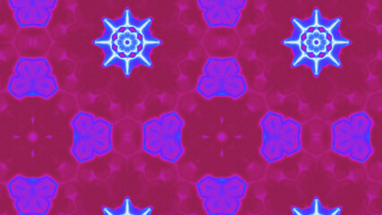 Abstract Radiant Burst with Soft Grain Texture, Symmetrical Glow Pattern in Psychedelic Style, Radiating Circular Abstract with Subtle Noise, Kaleidoscopic Starburst with Gradient Flow
