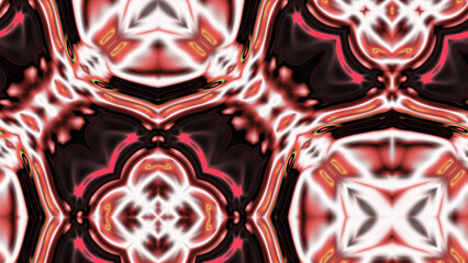 Abstract Radiant Burst with Soft Grain Texture, Symmetrical Glow Pattern in Psychedelic Style, Radiating Circular Abstract with Subtle Noise, Kaleidoscopic Starburst with Gradient Flow