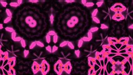 Abstract Radiant Burst with Soft Grain Texture, Symmetrical Glow Pattern in Psychedelic Style, Radiating Circular Abstract with Subtle Noise, Kaleidoscopic Starburst with Gradient Flow