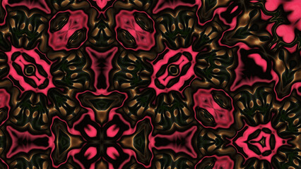 Abstract Radiant Burst with Soft Grain Texture, Symmetrical Glow Pattern in Psychedelic Style, Radiating Circular Abstract with Subtle Noise, Kaleidoscopic Starburst with Gradient Flow