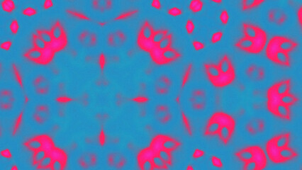 Abstract Radiant Burst with Soft Grain Texture, Symmetrical Glow Pattern in Psychedelic Style, Radiating Circular Abstract with Subtle Noise, Kaleidoscopic Starburst with Gradient Flow