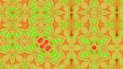 Abstract Radiant Burst with Soft Grain Texture, Symmetrical Glow Pattern in Psychedelic Style, Radiating Circular Abstract with Subtle Noise, Kaleidoscopic Starburst with Gradient Flow