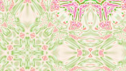 Abstract Radiant Burst with Soft Grain Texture, Symmetrical Glow Pattern in Psychedelic Style, Radiating Circular Abstract with Subtle Noise, Kaleidoscopic Starburst with Gradient Flow