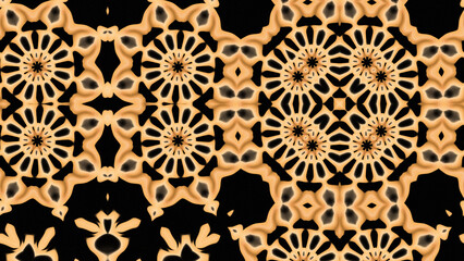 Abstract Radiant Burst with Soft Grain Texture, Symmetrical Glow Pattern in Psychedelic Style, Radiating Circular Abstract with Subtle Noise, Kaleidoscopic Starburst with Gradient Flow