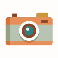Retro camera illustration
