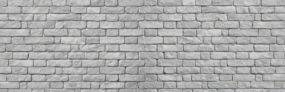 Fototapeta illustration light grey not painted brick wall wallpaper back ground