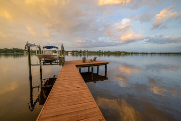 Obraz premium Ortega river, jacksonville, FL