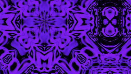 Abstract Radiant Burst with Soft Grain Texture, Symmetrical Glow Pattern in Psychedelic Style, Radiating Circular Abstract with Subtle Noise, Kaleidoscopic Starburst with Gradient Flow