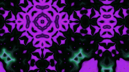 Abstract Radiant Burst with Soft Grain Texture, Symmetrical Glow Pattern in Psychedelic Style, Radiating Circular Abstract with Subtle Noise, Kaleidoscopic Starburst with Gradient Flow