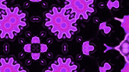Abstract Radiant Burst with Soft Grain Texture, Symmetrical Glow Pattern in Psychedelic Style, Radiating Circular Abstract with Subtle Noise, Kaleidoscopic Starburst with Gradient Flow