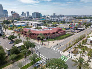 Fototapeta premium lavilla neighborhood, jacksonville, fl