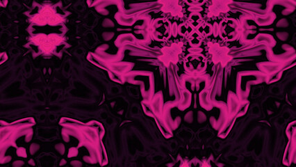 Abstract Radiant Burst with Soft Grain Texture, Symmetrical Glow Pattern in Psychedelic Style, Radiating Circular Abstract with Subtle Noise, Kaleidoscopic Starburst with Gradient Flow