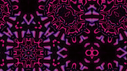 Abstract Radiant Burst with Soft Grain Texture, Symmetrical Glow Pattern in Psychedelic Style, Radiating Circular Abstract with Subtle Noise, Kaleidoscopic Starburst with Gradient Flow