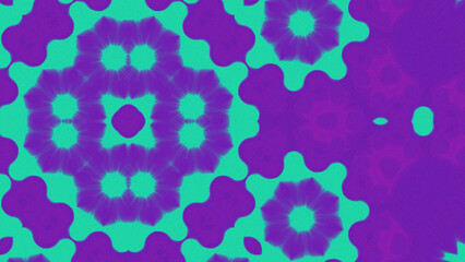 Abstract Radiant Burst with Soft Grain Texture, Symmetrical Glow Pattern in Psychedelic Style, Radiating Circular Abstract with Subtle Noise, Kaleidoscopic Starburst with Gradient Flow