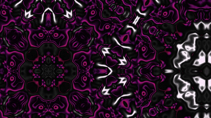 Abstract Radiant Burst with Soft Grain Texture, Symmetrical Glow Pattern in Psychedelic Style, Radiating Circular Abstract with Subtle Noise, Kaleidoscopic Starburst with Gradient Flow