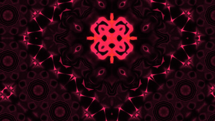 Abstract Radiant Burst with Soft Grain Texture, Symmetrical Glow Pattern in Psychedelic Style, Radiating Circular Abstract with Subtle Noise, Kaleidoscopic Starburst with Gradient Flow