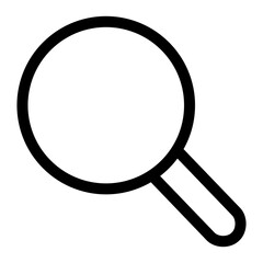 magnifying glass icon.