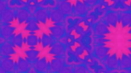 Abstract Radiant Burst with Soft Grain Texture, Symmetrical Glow Pattern in Psychedelic Style, Radiating Circular Abstract with Subtle Noise, Kaleidoscopic Starburst with Gradient Flow