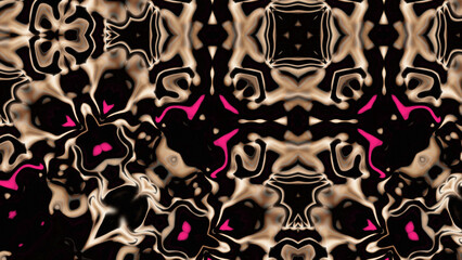 Abstract Radiant Burst with Soft Grain Texture, Symmetrical Glow Pattern in Psychedelic Style, Radiating Circular Abstract with Subtle Noise, Kaleidoscopic Starburst with Gradient Flow