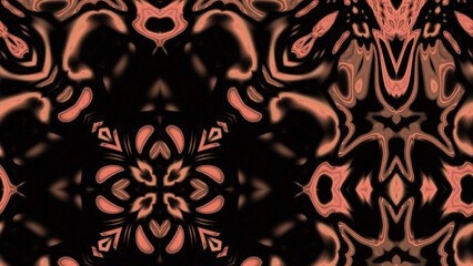 Abstract Radiant Burst with Soft Grain Texture, Symmetrical Glow Pattern in Psychedelic Style, Radiating Circular Abstract with Subtle Noise, Kaleidoscopic Starburst with Gradient Flow