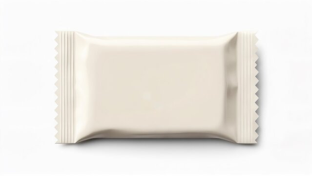Blank beige candy wrapper