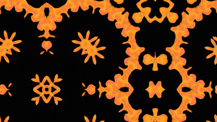 Abstract Radiant Burst with Soft Grain Texture, Symmetrical Glow Pattern in Psychedelic Style, Radiating Circular Abstract with Subtle Noise, Kaleidoscopic Starburst with Gradient Flow