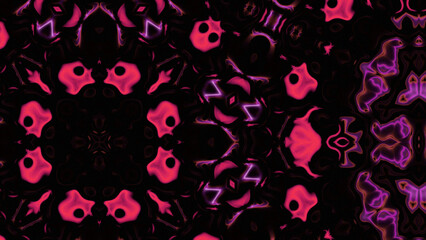 Abstract Radiant Burst with Soft Grain Texture, Symmetrical Glow Pattern in Psychedelic Style, Radiating Circular Abstract with Subtle Noise, Kaleidoscopic Starburst with Gradient Flow