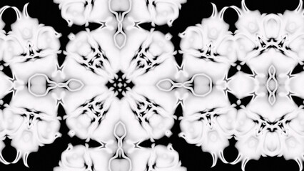 Abstract Radiant Burst with Soft Grain Texture, Symmetrical Glow Pattern in Psychedelic Style, Radiating Circular Abstract with Subtle Noise, Kaleidoscopic Starburst with Gradient Flow