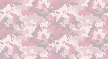 Light pink rose and gray camouflage pattern