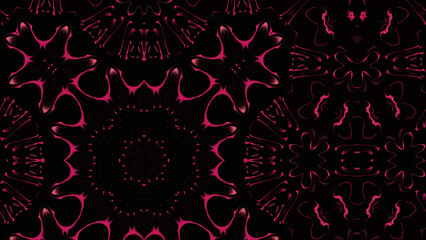 Abstract Radiant Burst with Soft Grain Texture, Symmetrical Glow Pattern in Psychedelic Style, Radiating Circular Abstract with Subtle Noise, Kaleidoscopic Starburst with Gradient Flow